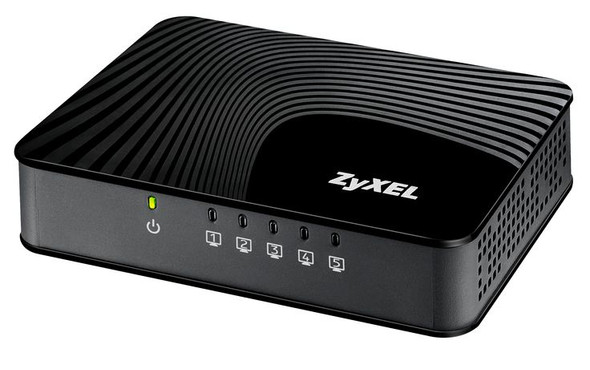 Zyxel GS105SV2 network switch Unmanaged L2 Gigabit Ethernet (10/100/1000) Black GS105SV2 760559121556