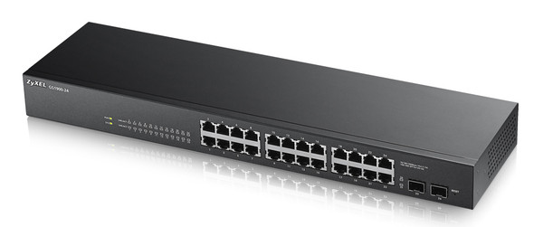 Zyxel GS1900-24 network switch Managed Gigabit Ethernet (10/100/1000) Black GS1900-24 760559121013