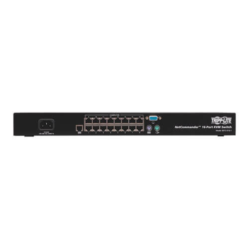 Tripp Lite B072-016-1 NetCommander 16-Port Cat5 KVM Switch 1U Rack-Mount B072-016-1 037332127525