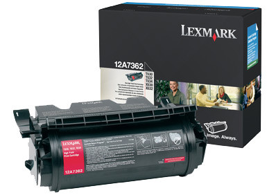 Lexmark T630, T632, T634 High Yield Print Cartridge (21K) toner cartridge Original Black 12A8244 734646387040