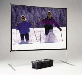 Da-Lite Fast-Fold Deluxe Screen System Net Picture Area: 121" x 163" projection screen 88642 717068799066