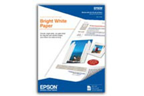 Epson Bright White Paper 8.5" x 11" 500s printing paper Letter (215.9x279.4 mm) 500 sheets S041586-4 010343838192