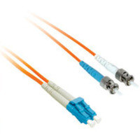 C2G 3m LC/ST Plenum-Rated Duplex 50/125 Multimode Fiber Patch Cable fibre optic cable Orange 37967 757120379676