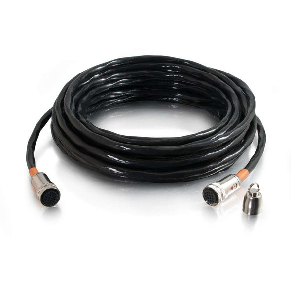 C2G 75ft RapidRun coaxial cable 22.86 m Black 60014 757120600145