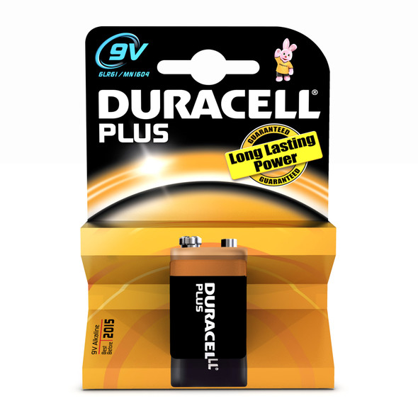 Duracell 9V Plus Single use battery Alkaline MN1604