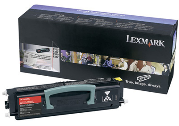 Lexmark E330, E340, E332, E342 High Yield toner cartridge Original Black 34035HA 734646399074