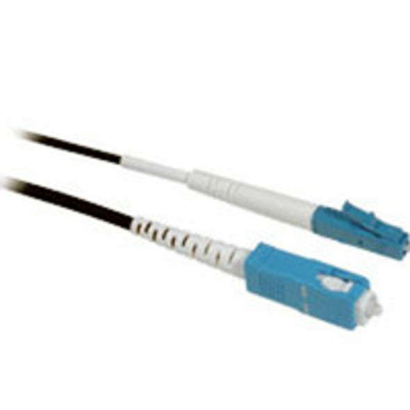 C2G 2m LC/SC Simplex 9/125 Single-Mode Fiber Patch Cable fibre optic cable Black 33421 757120334217