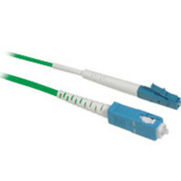 C2G 1m LC/SC Simplex 9/125 Single-Mode Fiber Patch Cable fibre optic cable Green 33430 757120334309