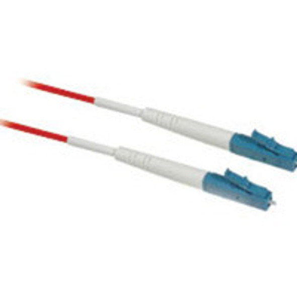 C2G 3m LC/LC Simplex 9/125 Single-Mode Fiber Patch Cable - Red fiber optic cable 118.1" (3 m) 33457 757120334576