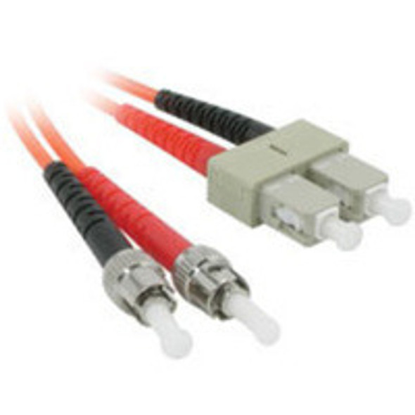 C2G 4m SC/ST LSZH Duplex 62.5/125 Multimode fibre optic cable Orange 36414 757120364146