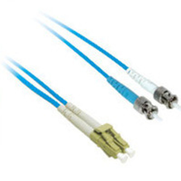 C2G 3m LC/ST Plenum-Rated 9/125 Duplex Single-Mode Fiber Patch Cable - Blue fiber optic cable 118.1" (3 m) 37767 757120377672