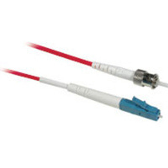 C2G 10m LC/ST Plenum-Rated 9/125 Simplex Single-Mode Fiber Patch Cable fibre optic cable Red 37699 757120376996