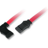 C2G 36in 7-pin 180° to 90°-side Serial ATA Device Cable SATA cable 0.91 m Red 10187 757120101871