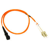 C2G 2m LC/MTRJ Duplex 62.5/125 Multimode fibre optic cable Orange 33182 757120331827