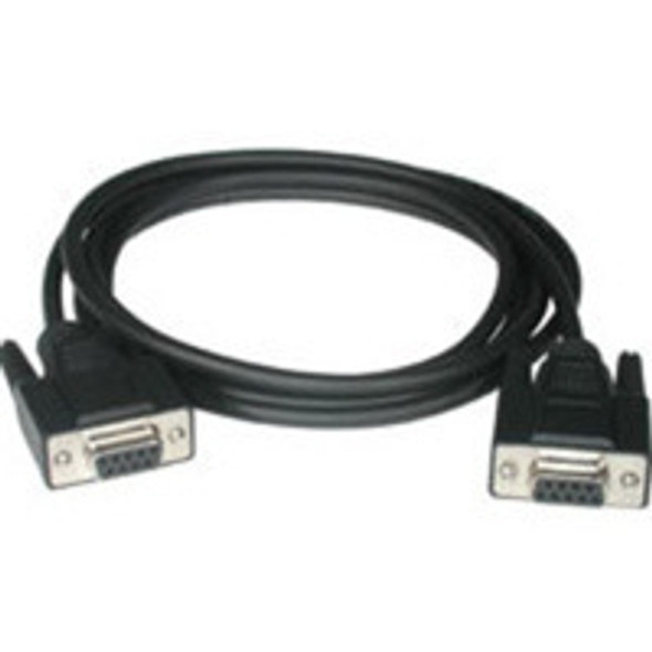 C2G 10ft DB9 F/F Null Modem Cable signal cable 3.05 m Black 52039 757120520399