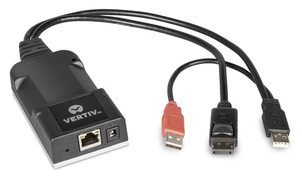 Vertiv Avocent HMXTX DP, USB 2.0, AUDIO, ZERO U KVM extender Transmitter HMX6150T-DP