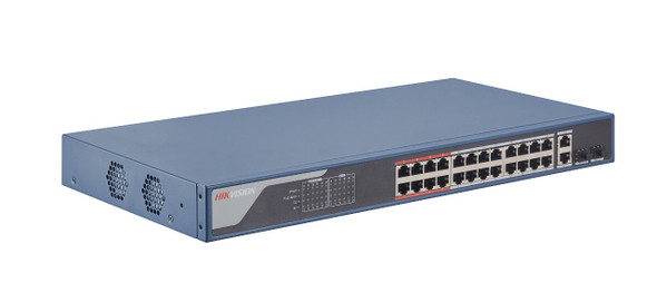 Hikvision Digital Technology DS-3E1326P-EI network switch Fast Ethernet (10/100) Power over Ethernet (PoE) Blue DS-3E1326P-EI 842571135602