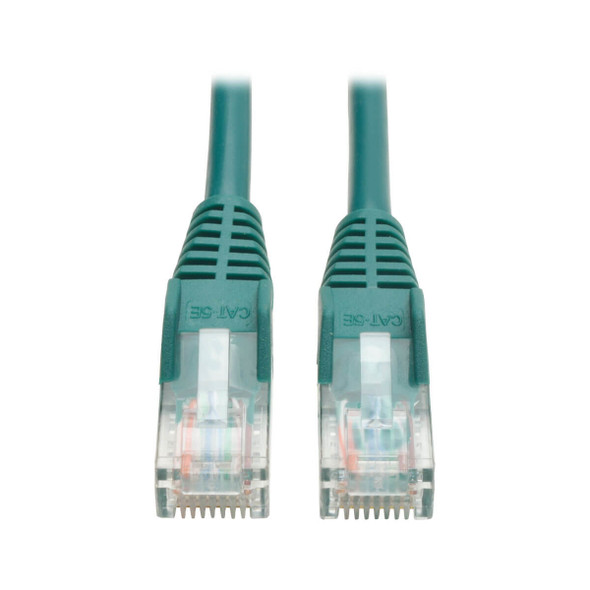 Tripp Lite N001-050-GN Cat5e 350 MHz Snagless Molded (UTP) Ethernet Cable (RJ45 M/M) - Green, 50 ft. (15.24 m) N001-050-GN 037332172723