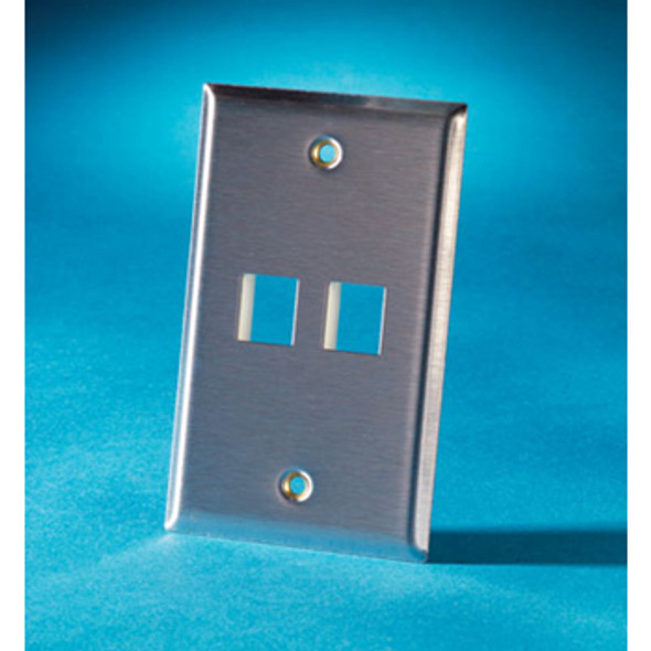 Legrand KSSS2 wall plate/switch cover Stainless steel KSSS2 662875534440