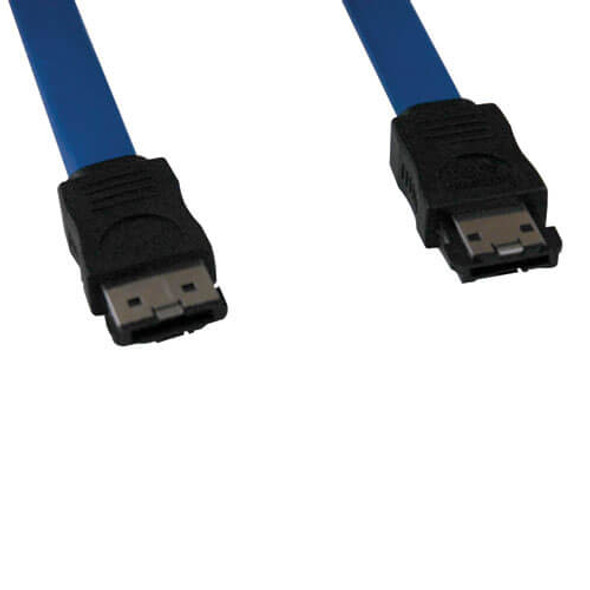 Tripp Lite P950-18I eSATA, SATA-II External Signal Shielded Cable (7Pin/7Pin), 18-in. (45.72 cm) P950-18I 037332130952