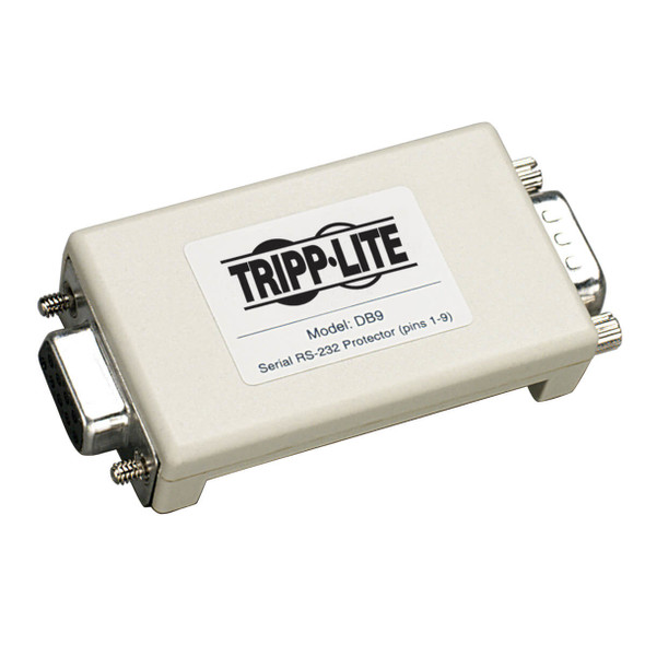 Tripp Lite DB9 DataShield Serial In-Line Surge Protector, DB9 DB9 037332010834