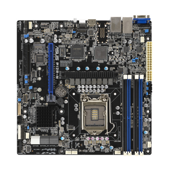 ASUS P12R-M Intel C252 LGA 1200 micro ATX P12R-M 195553384575