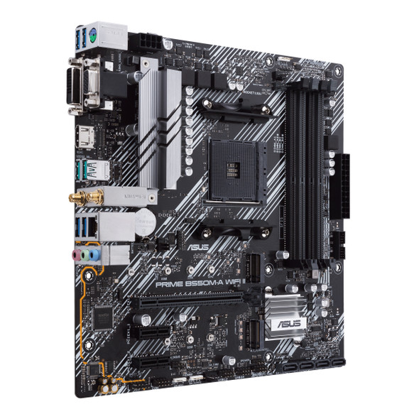 ASUS PRIME B550M-A WIFI II AMD B550 Socket AM4 micro ATX PRIME B550M-A WIFI II 195553309752