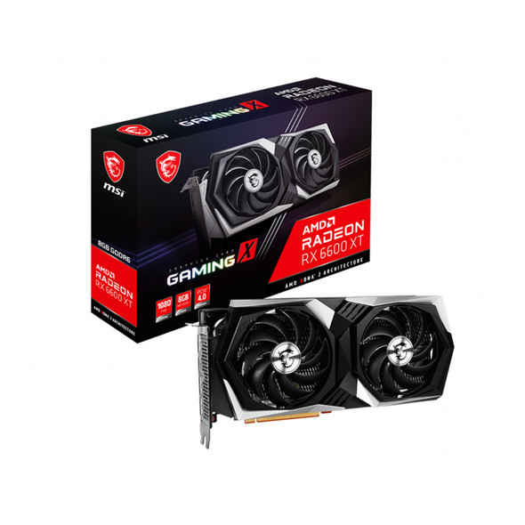MSI Radeon RX 6600 XT Gaming X 8G AMD 8 GB GDDR6 R6600XTGX8 824142262269