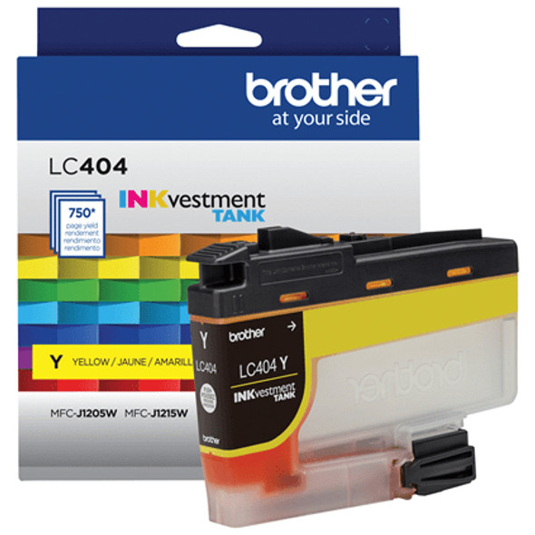 Brother LC404YS ink cartridge 1 pc(s) Original Standard Yield Yellow LC404YS 012502664512
