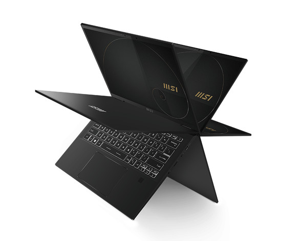 MSI Summit E14 Flip Evo A12MT-016 i7-1260P Notebook 35.6 cm (14") Touchscreen Quad HD+ Intel Core i7 16 GB LPDDR5-SDRAM 1000 GB SSD Wi-Fi 6E (802.11ax) Windows 11 Pro Black SUMMIT E14FLIPEVO A12MT-016 824142279250