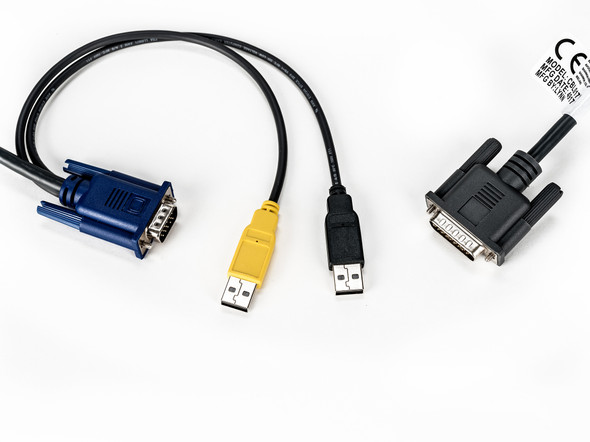 Vertiv Avocent 12-foot 26-pin to VGA target cable CBL0171