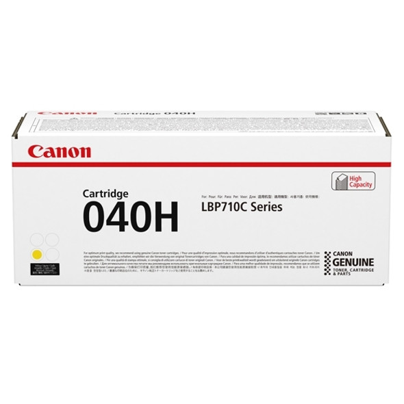 Canon 040H toner cartridge 1 pc(s) Original Yellow 0455C001 013803270051