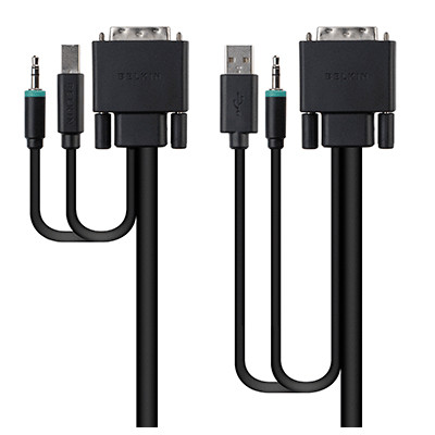 Linksys F1D9012b06 KVM cable Black 1.8 m 722868824986