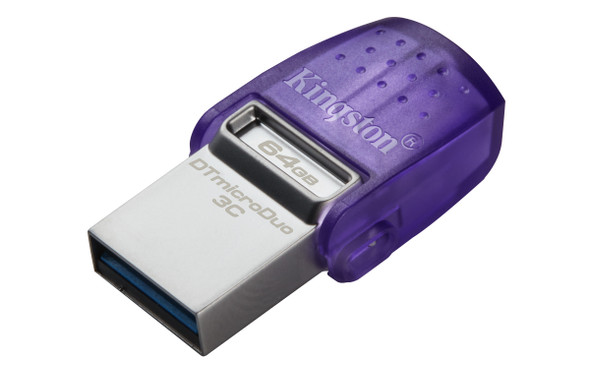 Kingston Digital 64GB DT 200MBs Dual USBA USBC DTDUO3CG3/64GB 740617328219