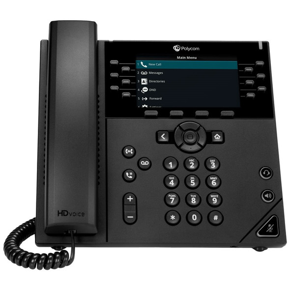 Poly VVX 450 DESKTOP PHONE,POE 2200-48840-025 610807883050