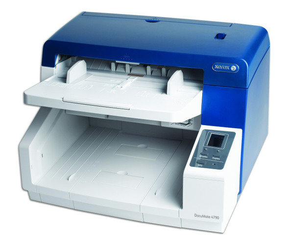 Xerox DocuMate 4790 Sheetfed A3 Scanner, Duplex A3, 90Ppm/180Ipm, 200 Sheet Adf, Usb 2.0, 600Dpi, Visioneer One Touch Scanning, Twain & Isis Driver, 24Bit Colour, Kofax Vrs Standard Software Included, 220V. Windows Only. 100N02824