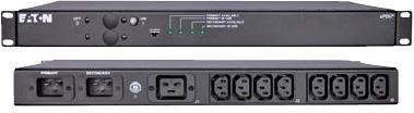 Eaton PWATSSC20001 power distribution unit (PDU) 9 AC outlet(s) 1U Black PWATSSC20001