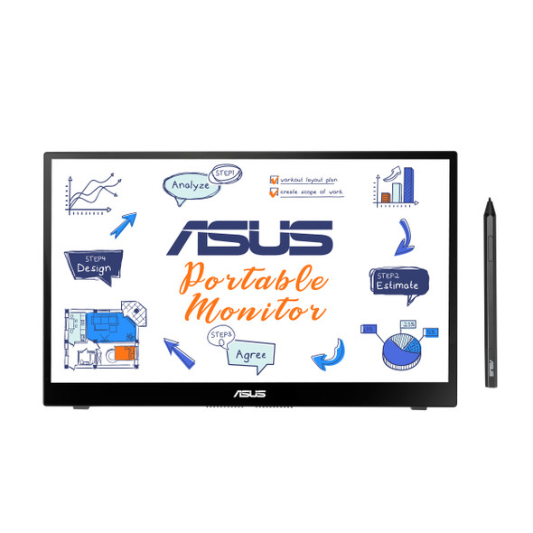 Asus MB14AHD 195553550864 zenscreen ink 14in 1080p portable touchscreen monitor mb14ahd mb14ahd 195553550864