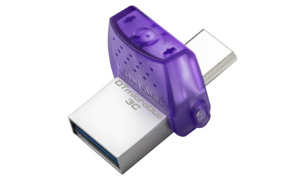 Kingston Technology DTDUO3CG3/256GB  256gb datatraveler microduo 3c 200mb/s dual usb-a + usb-c dtduo3cg3/256gb