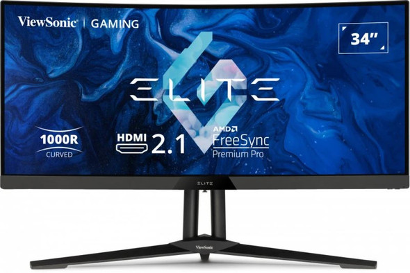 Viewsonic XG340C-2K 766907014723 34in elite 21/9 1000r curved 1440p 1ms 180hz gaming monitor usb-c xg340c-2k 766907014723