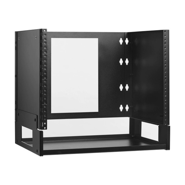 Tripp Lite SRWO8UBRKTSHELF 8U Wall-Mount Bracket with Shelf for Small Switches and Patch Panels, Hinged SRWO8UBRKTSHELF 037332262967