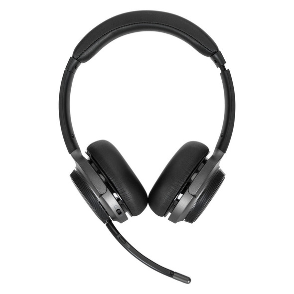 Targus AEH104TT headphones/headset Wired & Wireless Head-band Calls/Music USB Type-C Bluetooth Black AEH104TT 092636360740