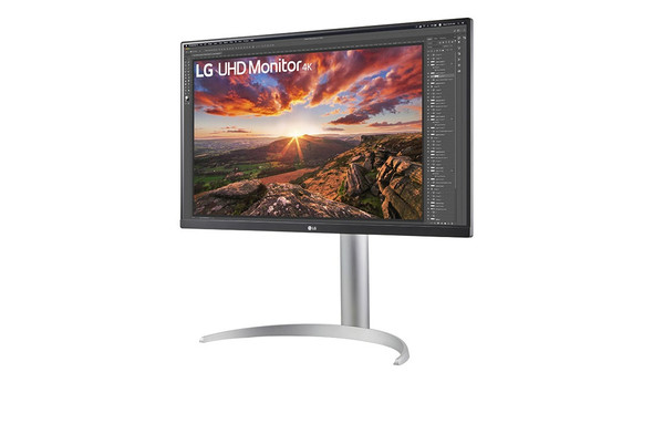 LG 27UP850N-W LED display 68.6 cm (27") 3840 x 2160 pixels 4K Ultra HD Silver, Black 27UP850N-W 195174038925