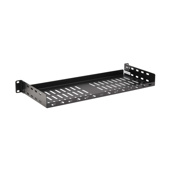 Tripp Lite SRSHELF2P1USHRT SmartRack Cantilever Fixed Steel Rack Shelf - 1U, Vented, 7 in. (17.8 cm) Deep, Holds up to 40 lb. (18 kg) SRSHELF2P1USHRT 037332263155