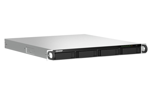 QNAP TS-464U-RP NAS Rack (1U) Ethernet LAN Black TS-464U-RP-4G-US 885022023394