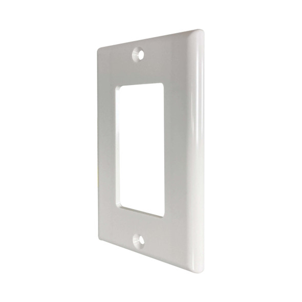 Tripp Lite N042DAB-001-IV Safe-IT Single-Gang Antibacterial Wall Plate, Decora Style, Ivory, TAA N042DAB-001-IV 037332269065