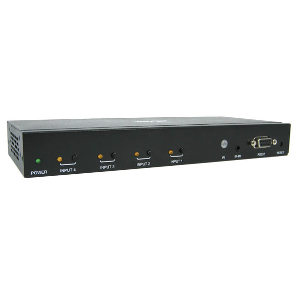 Tripp Lite B320-4X1-HH-K1 4-Port HDMI Switch Kit, 4K 60 Hz, 4 HDMI Inputs to 1 HDMI over Cat6 Extender, 50 ft., TAA B320-4X1-HH-K1 037332256287