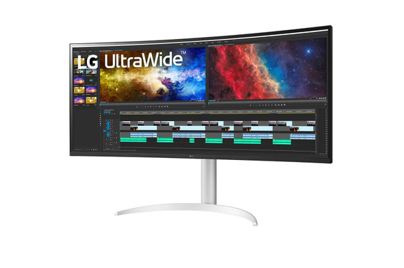 LG 38WP85C-W computer monitor 96.5 cm (38") 3840 x 1600 pixels UltraWide Quad HD+ LED Silver 38WP85C-W 195174014011