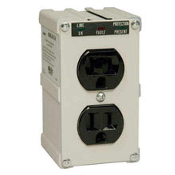 Tripp Lite IBLOK2-0 surge protector Black, Grey 2 AC outlet(s) 120 V IBLOK2-0 037332010155