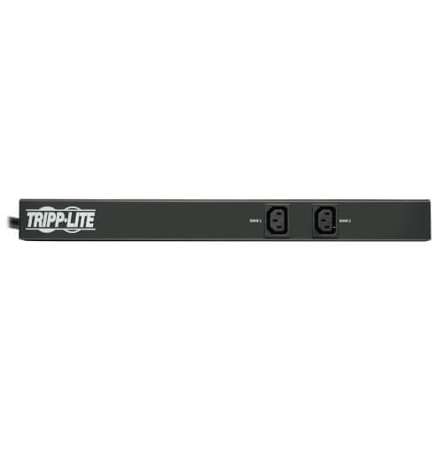 Tripp Lite 5/5.8kW Single-Phase 208/240V Basic PDU, 10 C13 Outlets, NEMA L6-30P Input, 12 ft. Cord, 1U Rack-Mount PDUH30HV 037332183217